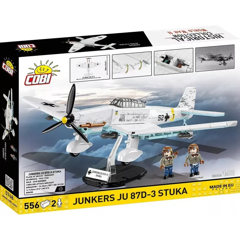 Cobi Blocks Junkers JU 87D-3 Stuka statybinis rinkinys 556 dalys
