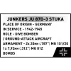 Cobi Blocks Junkers JU 87D-3 Stuka statybinis rinkinys 556 dalys