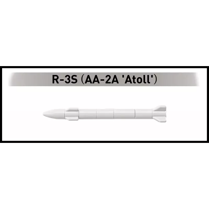 Konstrukciniai blokeliai Cobi Mig-21 MF, 381 blokelių rinkinys — statomas žaislo modelis