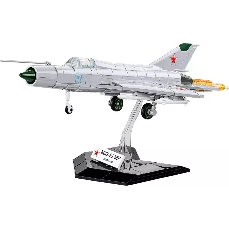 Konstrukciniai blokeliai Cobi Mig-21 MF, 381 blokelių rinkinys — statomas žaislo modelis