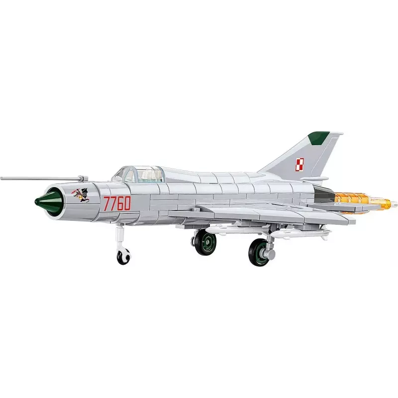 Konstrukciniai blokeliai Cobi Mig-21 MF, 381 blokelių rinkinys — statomas žaislo modelis