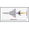 Konstrukciniai blokeliai Cobi Mig-21 MF, 381 blokelių rinkinys — statomas žaislo modelis