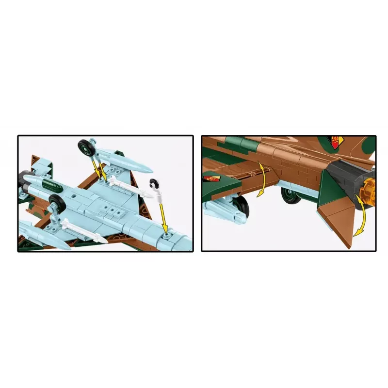 Cobi Mig-21 modelio rinkinys, 396 dalys – Cobi Blocks konstrukcinis rinkinys