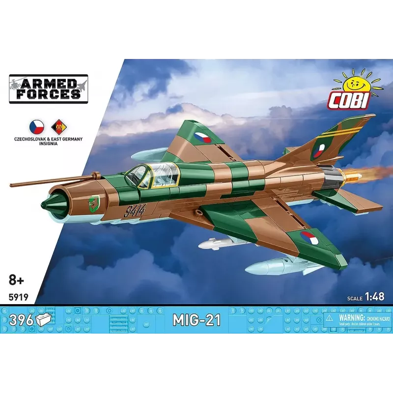 Cobi Mig-21 modelio rinkinys, 396 dalys – Cobi Blocks konstrukcinis rinkinys
