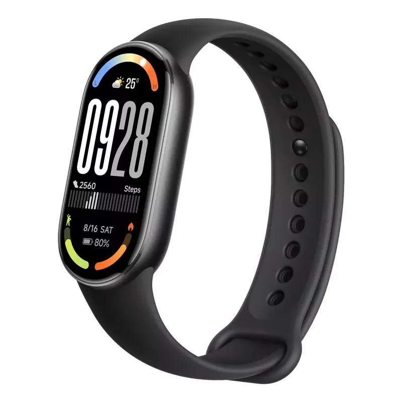 Riešo aktyvumo stebėjimo prietaisas Xiaomi Smart Band 10 AMOLED 1.72 colio (4.37 cm) juodas, 233 mAh, 212×520 px