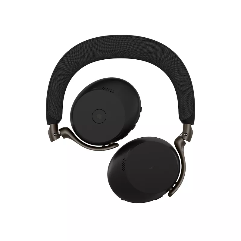 Jabra Evolve3 75 - MS Link390a - Juoda, Belaidis, 20 - 20000 Hz, Skambučiai/Muzika, 180 g, Ausinės, Juoda