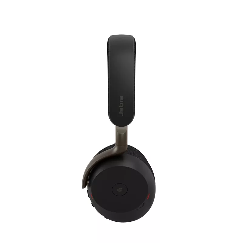 Jabra Evolve3 75 - MS Link390a - Juoda, Belaidis, 20 - 20000 Hz, Skambučiai/Muzika, 180 g, Ausinės, Juoda
