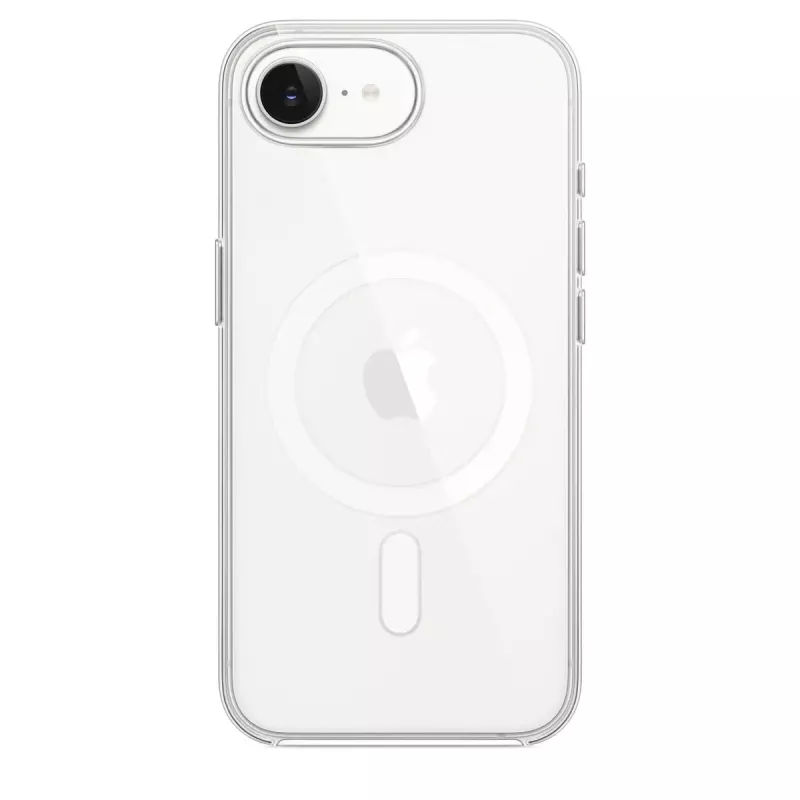 Skaidrus apsauginis dėklas Apple iPhone 17e – permatomas PC dėklas, MagSafe, 6,1 colio ekranui