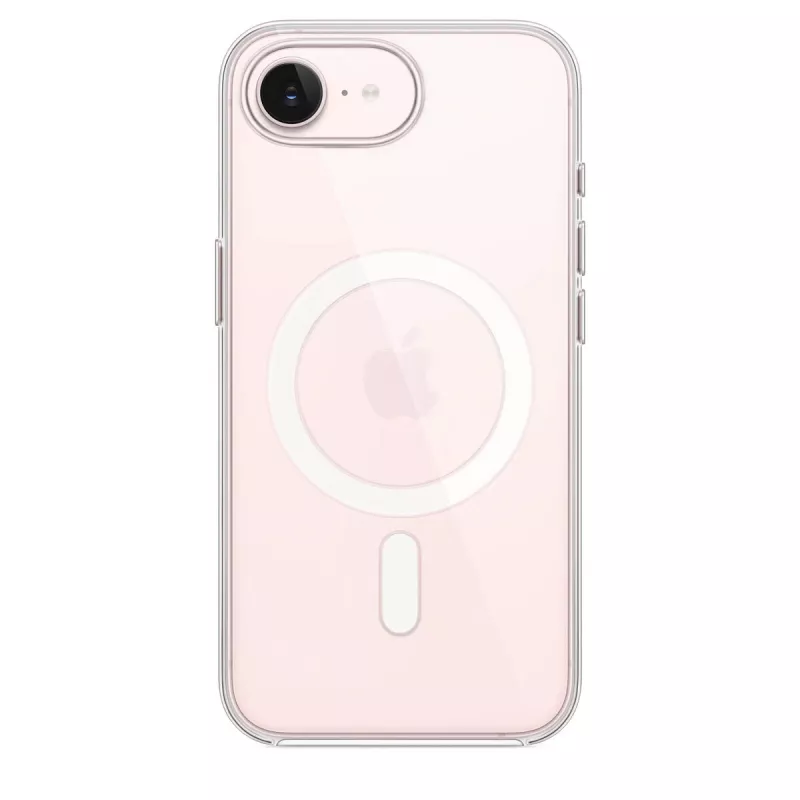 Skaidrus apsauginis dėklas Apple iPhone 17e – permatomas PC dėklas, MagSafe, 6,1 colio ekranui