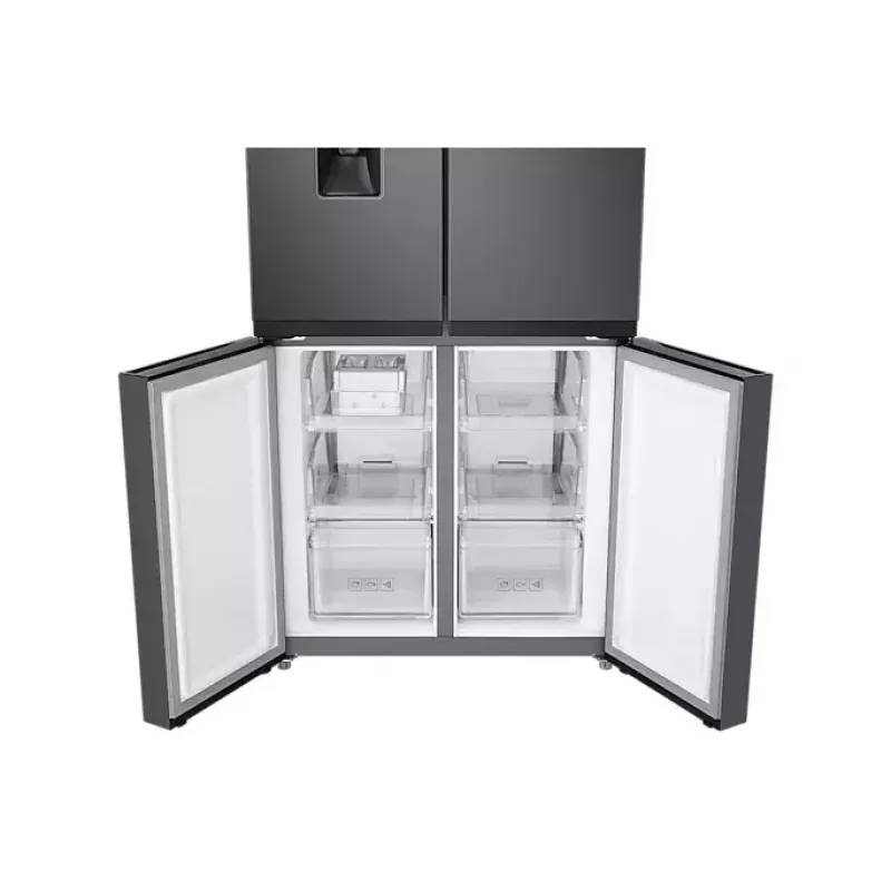 Samsung RF48A401EB4/EO šaldytuvas su šonine durimi, laisvai pastatomas, 488 l, juodas