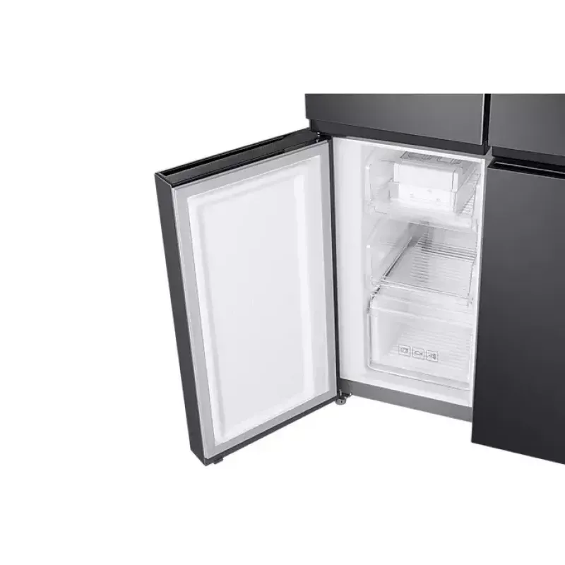 Samsung RF48A401EB4/EO šaldytuvas su šonine durimi, laisvai pastatomas, 488 l, juodas