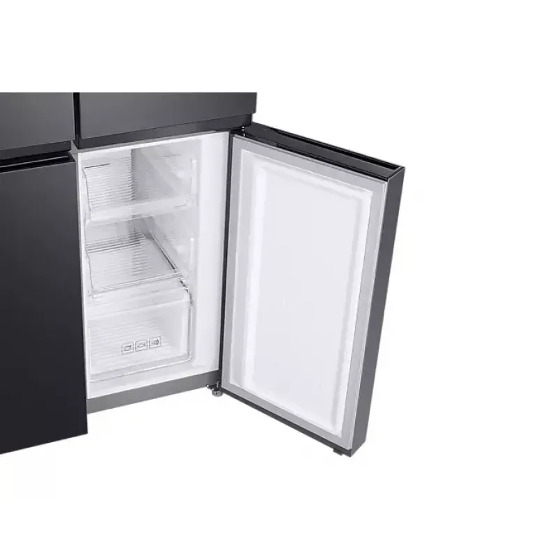 Samsung RF48A401EB4/EO šaldytuvas su šonine durimi, laisvai pastatomas, 488 l, juodas
