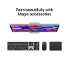 Monitorius Apple Studio Display 27 colių 5K Ultra HD LED — standartinis stiklas, reguliuojamo pasvirimo stovas, 5120×2880, įmontuoti garsiakalbiai, USB centras, sidabrinis