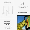 Monitorius Apple Studio Display 27 colių 5K Ultra HD LED — standartinis stiklas, reguliuojamo pasvirimo stovas, 5120×2880, įmontuoti garsiakalbiai, USB centras, sidabrinis