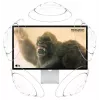 Monitorius Apple Studio Display 27 colių 5K Ultra HD LED — standartinis stiklas, reguliuojamo pasvirimo stovas, 5120×2880, įmontuoti garsiakalbiai, USB centras, sidabrinis