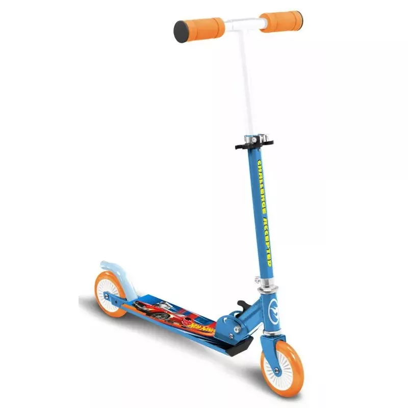 Paspirtukas Pulio Hot Wheels Stamp 106500042 — 2 ratų, reguliuojamas vairo aukštis