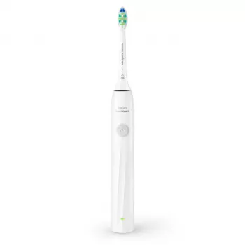 Įkraunamas garsinis dantų šepetėlis Philips Sonicare 2100 HX4022/01 — 1 rankena, 2 šepetėlių galvutės, ličio jonų baterija, Daily Care režimas