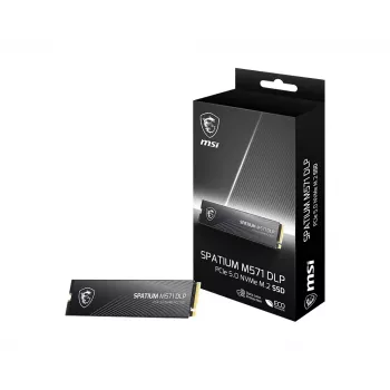 MSI SPATIUM M571 DLP PCIe 5.0 NVMe M.2 4T vidinis kietojo kūno diskas 4 TB PCI Express 5.0 3D NAND