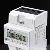 Trifazis elektros energijos skaitiklis QOLTEC 50980 — 400 V, 100 A su nustatymo iš naujo funkcija