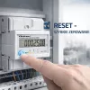 Trifazis elektros energijos skaitiklis QOLTEC 50980 — 400 V, 100 A su nustatymo iš naujo funkcija