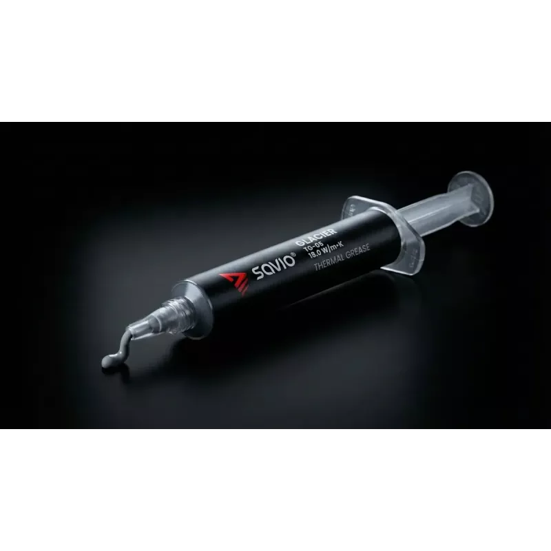 Termopasta SAVIO TG-05 2g — šilumos laidumas 18 W/m·K, 2 ml