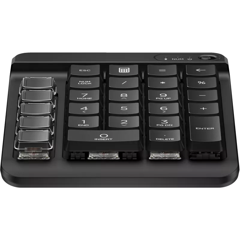 HP 430 Programmable Wireless Keypad, Wireless, Bluetooth, Mechanical, Black