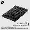 HP 430 Programmable Wireless Keypad, Wireless, Bluetooth, Mechanical, Black