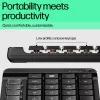 HP 430 Programmable Wireless Keypad, Wireless, Bluetooth, Mechanical, Black