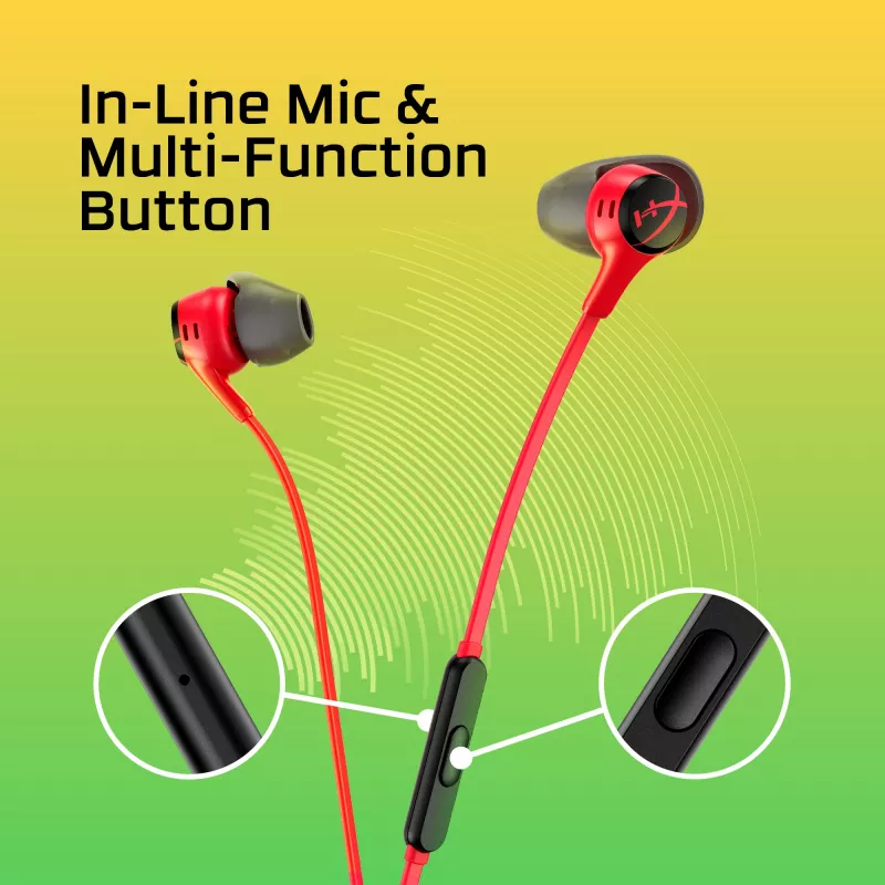HyperX Cloud Earbuds II RED