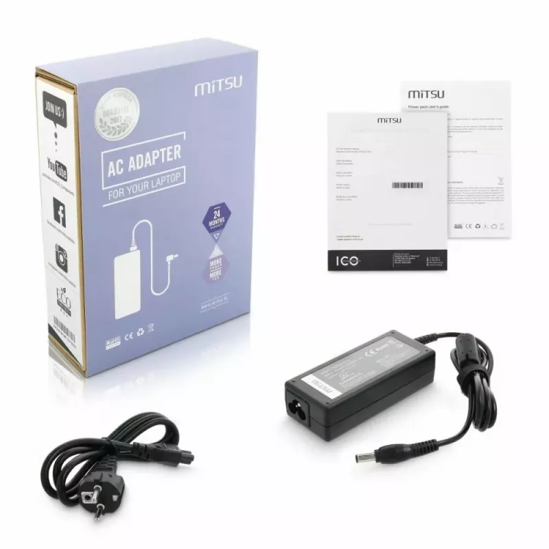 MITSU maitinimo blokas, skirtas Samsung, 19 V, 3,16 A (modelis 5ZM050)