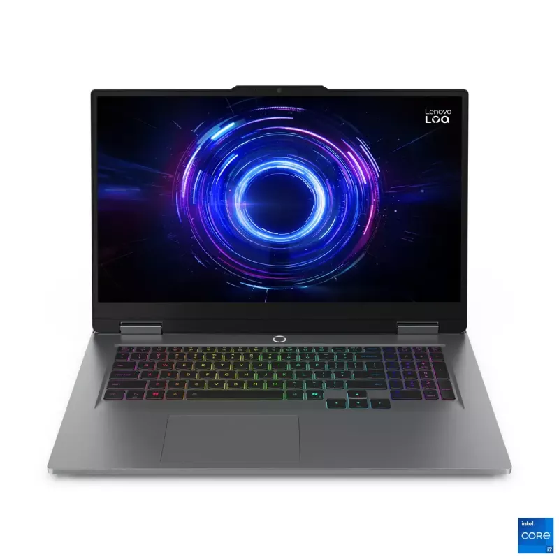 Nešiojamasis kompiuteris Lenovo LOQ 17IRX10 17,3 col. FHD IPS i7-13650HX 16GB DDR5 1TB SSD NVIDIA GeForce RTX 5060 8GB Windows 11 Home Luna Grey