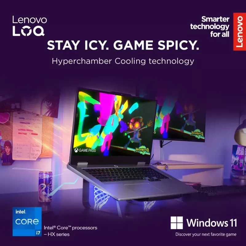 Nešiojamasis kompiuteris Lenovo LOQ 17IRX10 17,3 col. FHD IPS i7-13650HX 16GB DDR5 1TB SSD NVIDIA GeForce RTX 5060 8GB Windows 11 Home Luna Grey