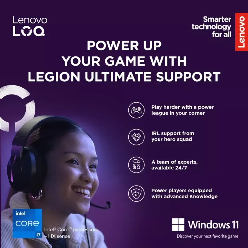 Nešiojamasis kompiuteris Lenovo LOQ 17IRX10 17,3 col. FHD IPS i7-13650HX 16GB DDR5 1TB SSD NVIDIA GeForce RTX 5060 8GB Windows 11 Home Luna Grey