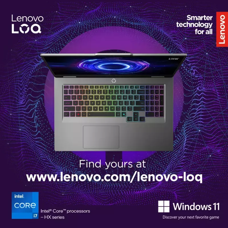 Nešiojamasis kompiuteris Lenovo LOQ 17IRX10 17,3 col. FHD IPS i7-13650HX 16GB DDR5 1TB SSD NVIDIA GeForce RTX 5060 8GB Windows 11 Home Luna Grey