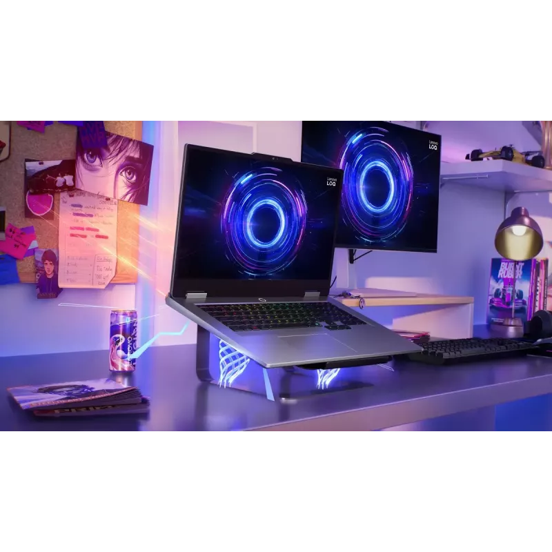 Nešiojamasis kompiuteris Lenovo LOQ 17IRX10 17,3 col. FHD IPS i7-13650HX 16GB DDR5 1TB SSD NVIDIA GeForce RTX 5060 8GB Windows 11 Home Luna Grey