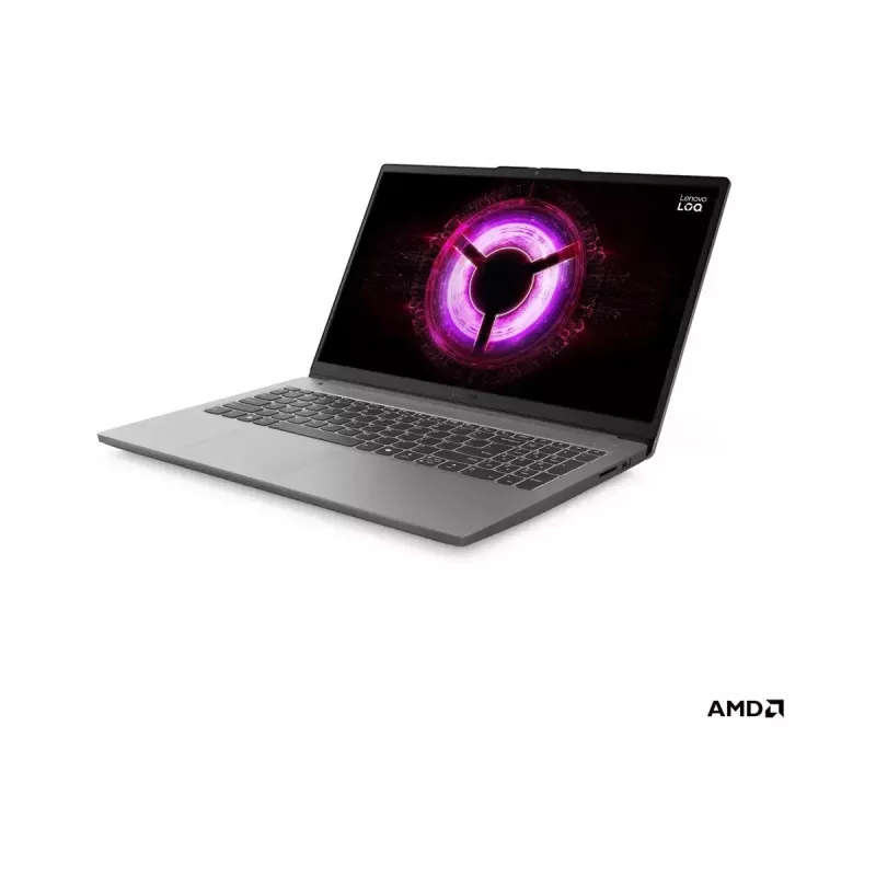 Nešiojamasis kompiuteris Lenovo LOQ 15ARP10E 15,6 col. FHD IPS Luna Grey – AMD Ryzen 7 7735HS, 16 GB DDR5, 512 GB SSD, NVIDIA RTX 4050 6 GB, Win11 Home