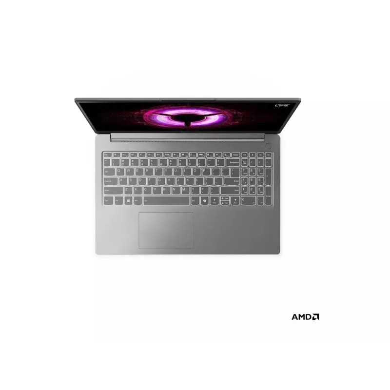 Nešiojamasis kompiuteris Lenovo LOQ 15ARP10E 15,6 col. FHD IPS Luna Grey – AMD Ryzen 7 7735HS, 16 GB DDR5, 512 GB SSD, NVIDIA RTX 4050 6 GB, Win11 Home