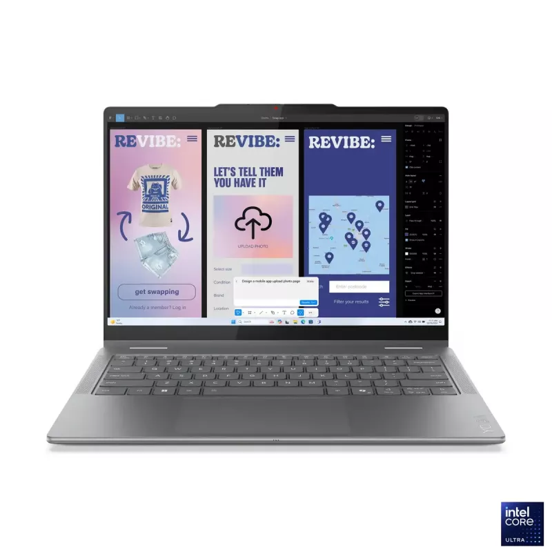 Lenovo Yoga 7 2-in-1 14ILL10 | Luna Grey | 14 colių | OLED | Jutiklinis ekranas | WUXGA | 1920 x 1200 pikselių | Intel Core Ultra 7 | 256V | 16 GB | Prilituota LPDDR5x | Kietojo kūno disko talpa 512 GB | Intel Arc Graphics 140V | Windows 11 Home | 802.11be | Bluetooth versija 5.4 | Klaviatūros kalba anglų | Klaviatūra su apšvietimu | Garantija 24 mėn. | Baterijos garantija 12 mėn.