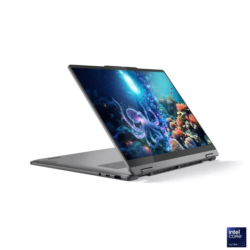 Lenovo Yoga 7 2-in-1 14ILL10 | Luna Grey | 14 colių | OLED | Jutiklinis ekranas | WUXGA | 1920 x 1200 pikselių | Intel Core Ultra 7 | 256V | 16 GB | Prilituota LPDDR5x | Kietojo kūno disko talpa 512 GB | Intel Arc Graphics 140V | Windows 11 Home | 802.11be | Bluetooth versija 5.4 | Klaviatūros kalba anglų | Klaviatūra su apšvietimu | Garantija 24 mėn. | Baterijos garantija 12 mėn.