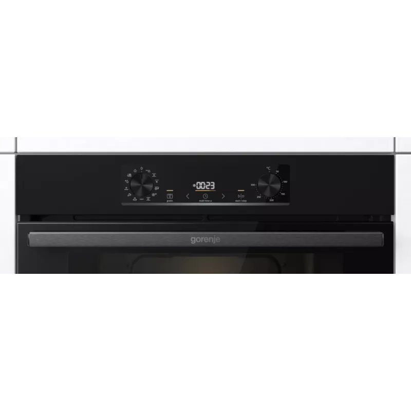 Gorenje Elektrinė orkaitė BOS6737E06B RAL9005, Didelė, Elektrinė, 77 L, 77 L, 2300 W, 300 °C