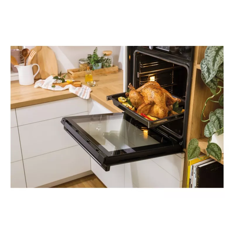 Gorenje Elektrinė orkaitė BOS6737E06B RAL9005, Didelė, Elektrinė, 77 L, 77 L, 2300 W, 300 °C