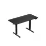 Tiesus žaidimų stalas Huzaro Hero 8.2 Juoda MDF stačiakampis 1200x600 mm, reguliuojamas aukštis 720–1180 mm, 80 kg apkrova