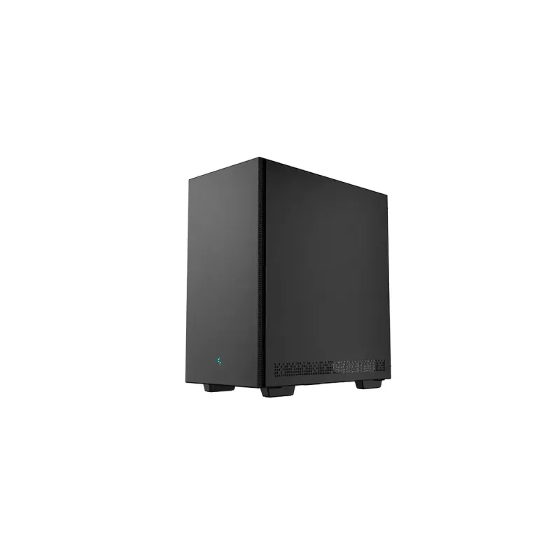 PC korpusas DeepCool CH510 Midi Tower Juoda — grūdintas stiklas, microATX/ATX, palaiko 360 mm priekinius/viršutinius radiatorius, maks. GPU 38 cm, PSU apačioje, 7 išplėtimo lizdai