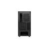 PC korpusas DeepCool CH510 Midi Tower Juoda — grūdintas stiklas, microATX/ATX, palaiko 360 mm priekinius/viršutinius radiatorius, maks. GPU 38 cm, PSU apačioje, 7 išplėtimo lizdai