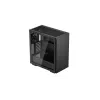 PC korpusas DeepCool CH510 Midi Tower Juoda — grūdintas stiklas, microATX/ATX, palaiko 360 mm priekinius/viršutinius radiatorius, maks. GPU 38 cm, PSU apačioje, 7 išplėtimo lizdai