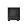 PC korpusas DeepCool CH510 Midi Tower Juoda — grūdintas stiklas, microATX/ATX, palaiko 360 mm priekinius/viršutinius radiatorius, maks. GPU 38 cm, PSU apačioje, 7 išplėtimo lizdai