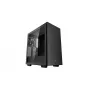 PC korpusas DeepCool CH510 Midi Tower Juoda — grūdintas stiklas, microATX/ATX, palaiko 360 mm priekinius/viršutinius radiatorius, maks. GPU 38 cm, PSU apačioje, 7 išplėtimo lizdai