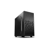 PC korpusas DeepCool Matrexx 30 SI Mini Tower — Micro ATX/Mini-ITX, 3x3,5 col. + 2x2,5 col. lizdai, 25 cm GPU, 15,1 cm CPU aušintuvas, viršutinis maitinimo šaltinis, juodas