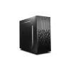 PC korpusas DeepCool Matrexx 30 SI Mini Tower — Micro ATX/Mini-ITX, 3x3,5 col. + 2x2,5 col. lizdai, 25 cm GPU, 15,1 cm CPU aušintuvas, viršutinis maitinimo šaltinis, juodas