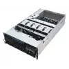 Stovo serveris ASUS ESC8000A-E13 (4U) sidabrinis — LGA 6096, AMD EPYC, DDR5, iki 3 TB, 24 DIMM, 2× CPU, 3200 W maitinimo blokas